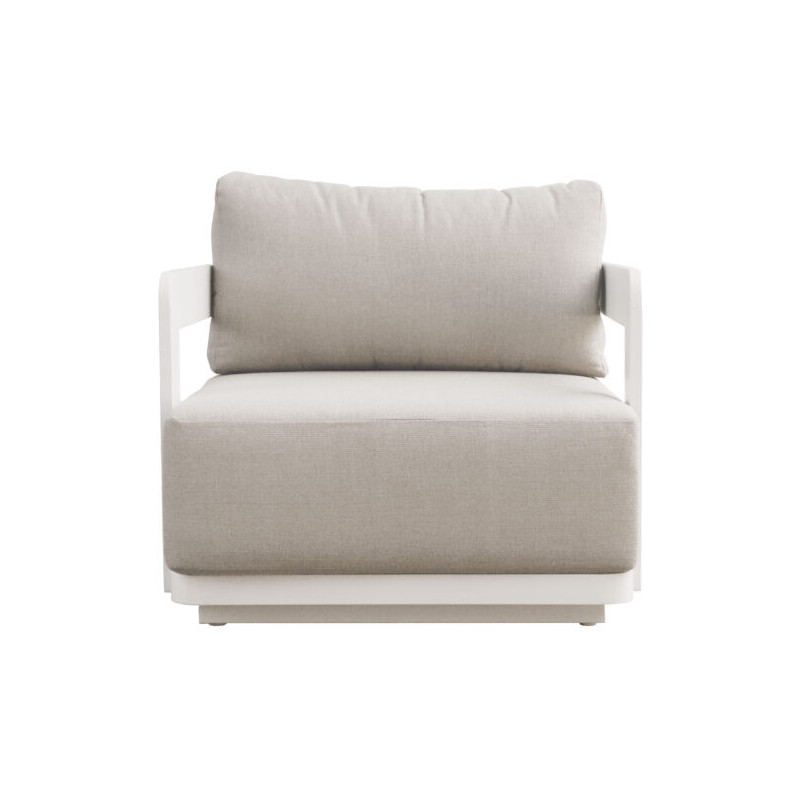 Salotto Antibes alluminio bianco Moia elegante e resistente