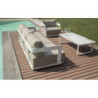 Salotto Antibes alluminio bianco Moia elegante e resistente