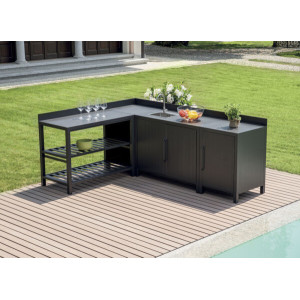 Zoom Modulo Cucina Angolare 60 X 60 Antracite Moia