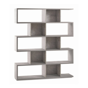 Libreria Modulare H178 L150 Kit Cemento Sarmog – Alta e Moderna