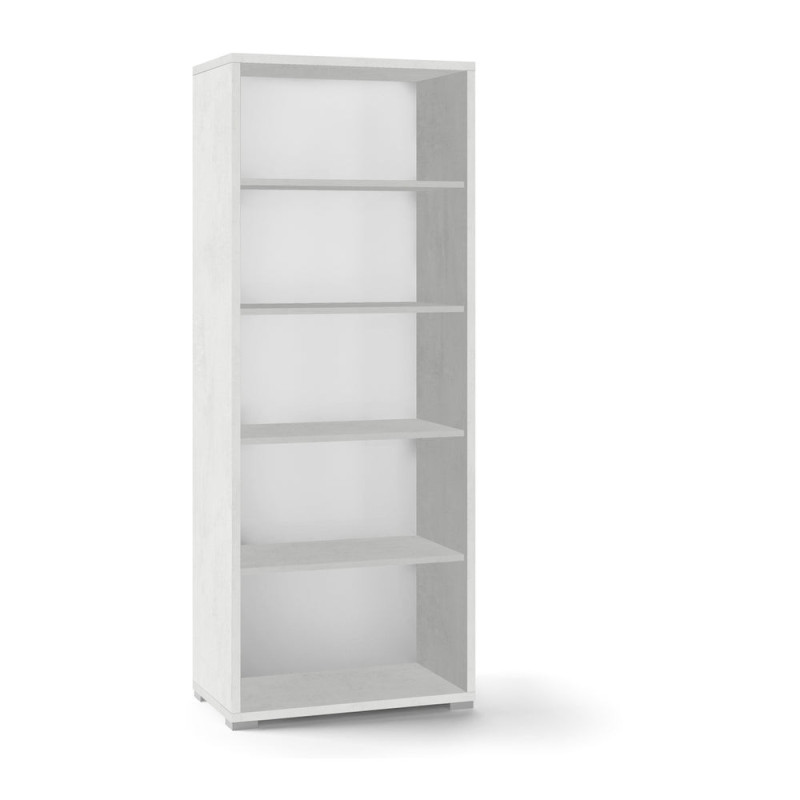 Mobile a giorno H182 L71 ossido bianco Sarmog - libreria moderna