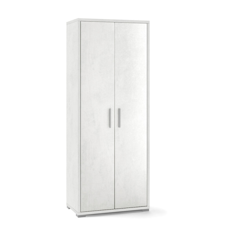 Armadio 2 ante H182 L71 ossido bianco Sarmog moderno compatto