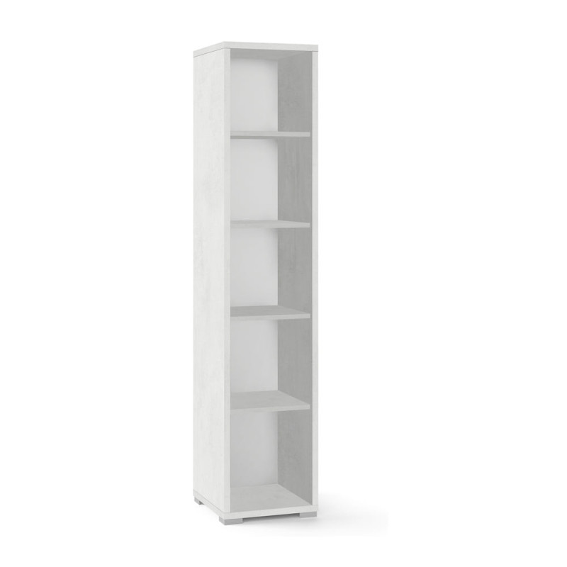 Colonna a giorno H182 L38 ossido bianco Sarmog - libreria moderna