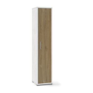 Colonna 1 Anta H182 L38 Kit Ossido Bianco Sarmog – Salvaspazio Moderno