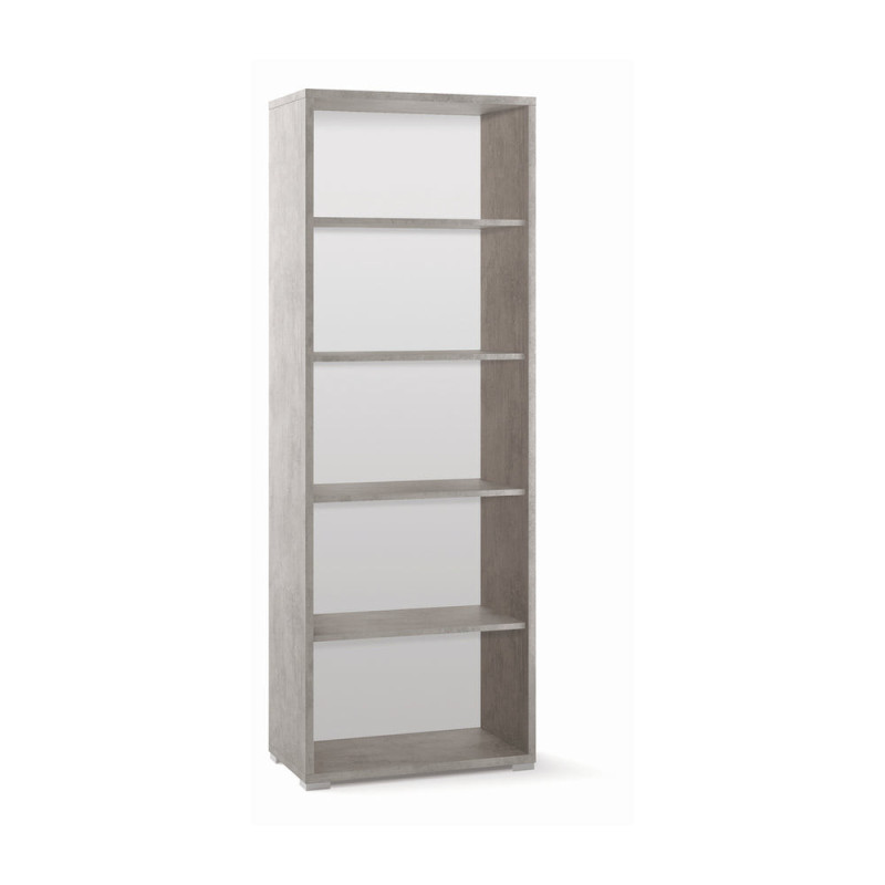 Mobile a giorno H199 L71 cemento Sarmog - libreria moderna