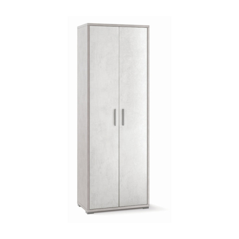 Armadio 2 ante H199 L71 ossido bianco Sarmog moderno capiente