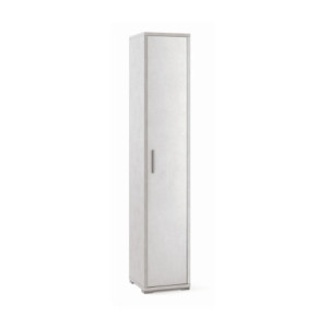 Armadio 1 anta H199 L38 ossido bianco Sarmog - armadio compatto