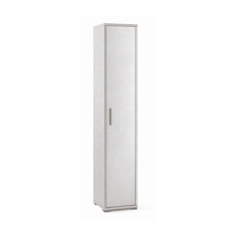 Armadio 1 anta H199 L38 ossido bianco Sarmog - armadio compatto
