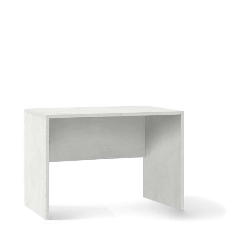 Scrivania L120 ossido bianco Sarmog - scrivania moderna compatta