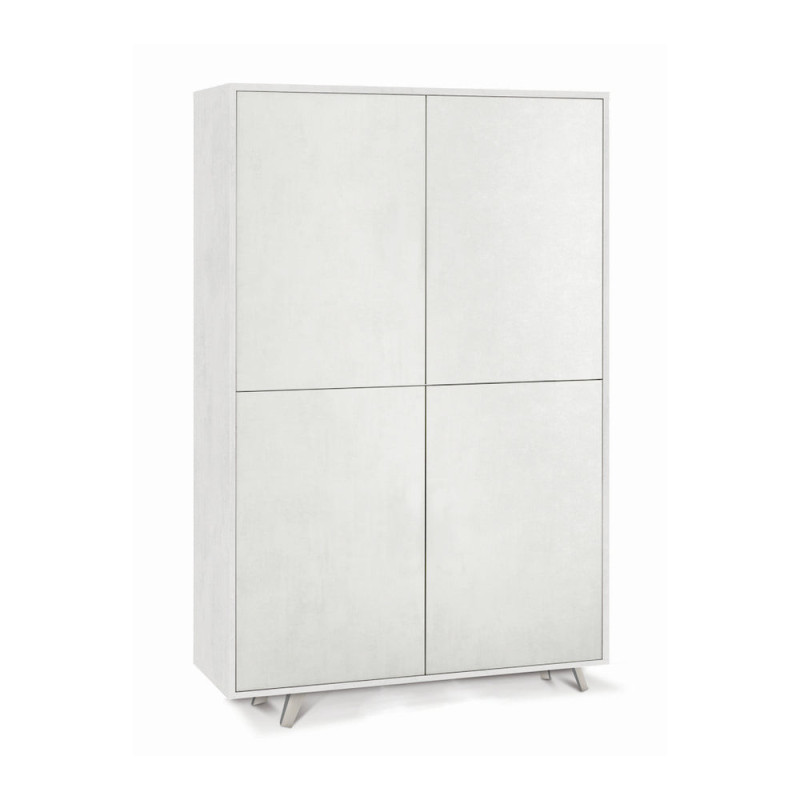 Mobile 4 Ante Kit Ossido Bianco Sarmog – Armadio Moderno Capiente