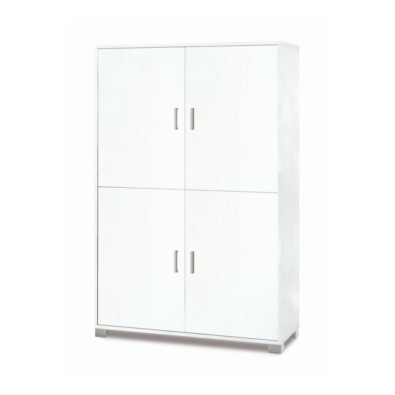 Mobile 4 ante kit bianco fiammato Sarmog moderno e capiente