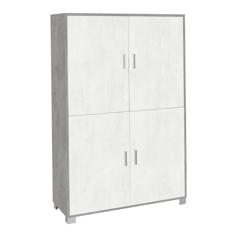 Mobile 4 ante cemento Sarmog 108x41x161 armadio moderno