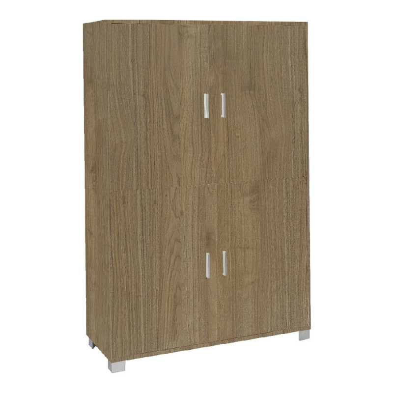 Mobile 4 ante noce Stelvio Sarmog 108x41x161 armadio moderno