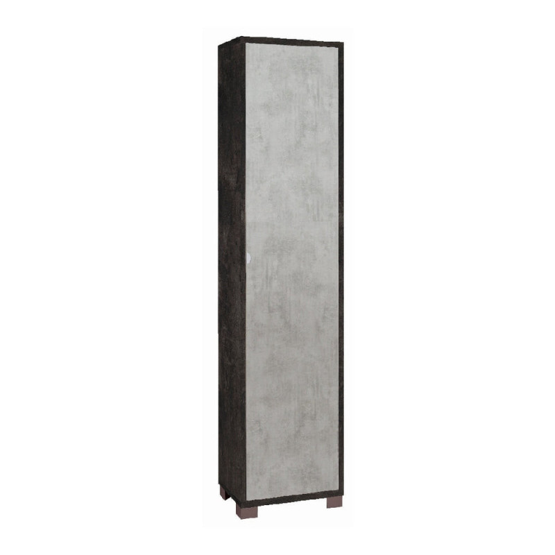 Colonna 1 anta ossido nero Sarmog 43x29x190 armadio moderno