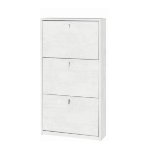 Scarpiera 3 Ante P18 Kit Ossido Bianco Sarmog Moderna Salvaspazio
