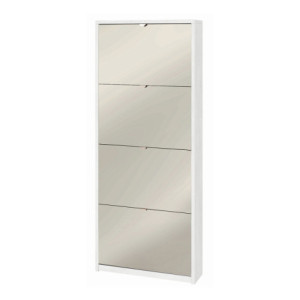 Scarpiera 4 ante specchio P18 kit ossido bianco Sarmog moderna