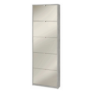 Scarpiera 5 Ante Specchio Cemento Sarmog – Design Moderno e Ordine