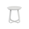 Salotto Monaco Alluminio Bianco Cuscini Alti Beige Moia
