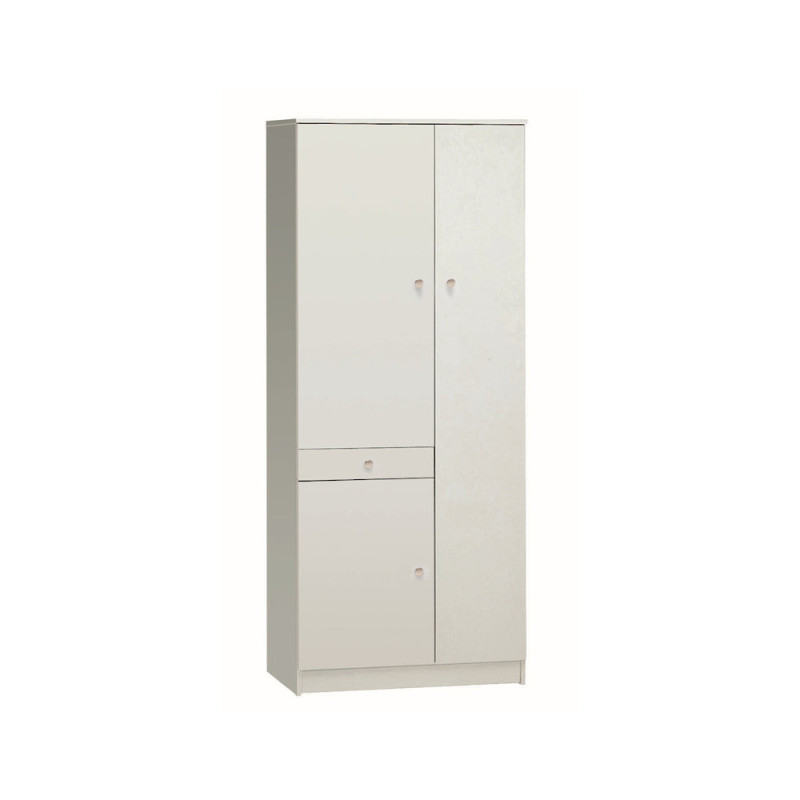 Armadio 3 Ante 1 Cassetto Kit Bianco Sarmog – Capiente e Luminoso