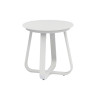 Salotto Monaco Alluminio Bianco Cuscini Alti Beige Moia