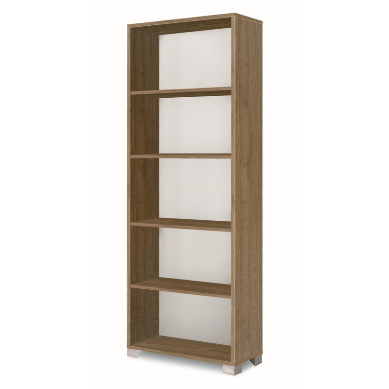 Libreria a giorno H190 noce Stelvio Sarmog 70x29x190 moderna