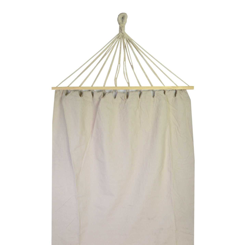 Amaca Tessuto Beige Bacchetta Legno 200x100 | Levante Shop