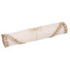 Runner tessuto bianco rettangolare 30x150 cm elegante moderno