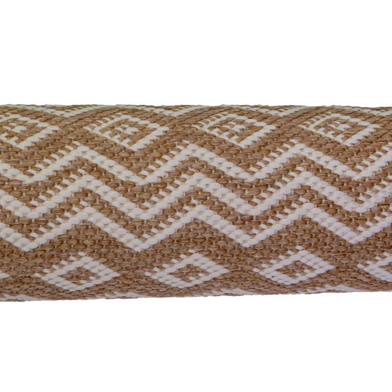 Tappeto da esterno polipropilene rombi naturale/bianco 200x300
