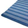 Tappeto da esterno polipropilene righe azzurro 160x230 cm