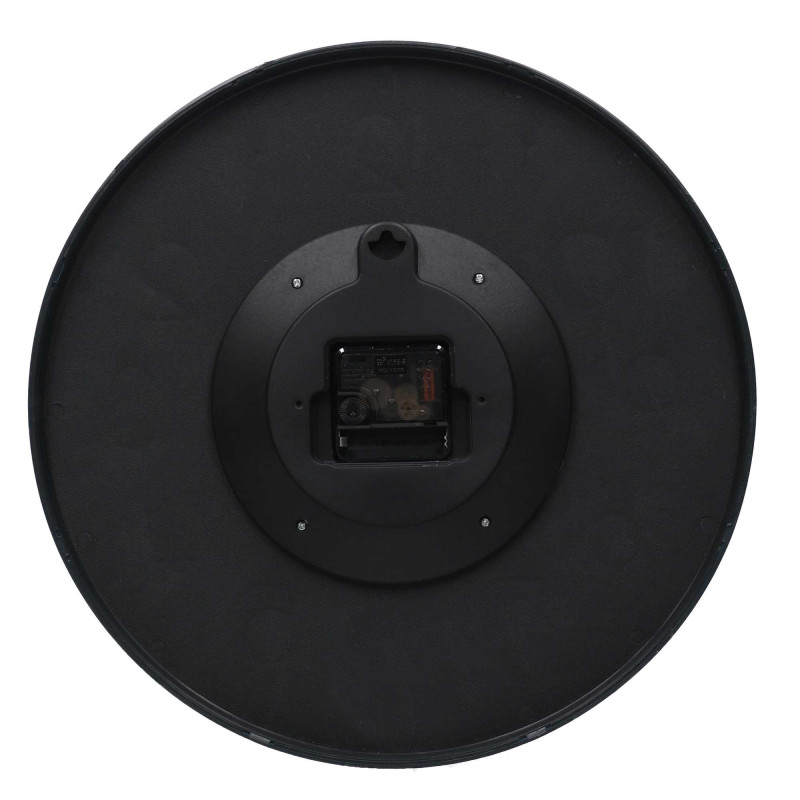 Orologio plastica arancione tondo Ø35 cm design moderno casa