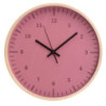 Orologio legno rosa tondo Ø31,5 cm design moderno parete