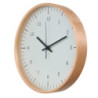 Orologio legno verde acqua tondo Ø31,5x5 cm design moderno