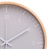 Orologio legno grigio tondo Ø31,5xH5 cm moderno da parete