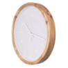 Orologio legno grigio tondo Ø45x6 cm design moderno casa