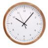 Orologio legno bianco tondo Ø45x6 cm parete design moderno