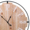 Orologio legno naturale tondo Ø60 cm design elegante parete