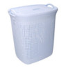 Cestone plastica bianco rettangolare 44x35,7x53 cm capiente e pratico