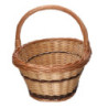 Cesto vimini naturale ovale 42x30xH16 cm pratico e versatile