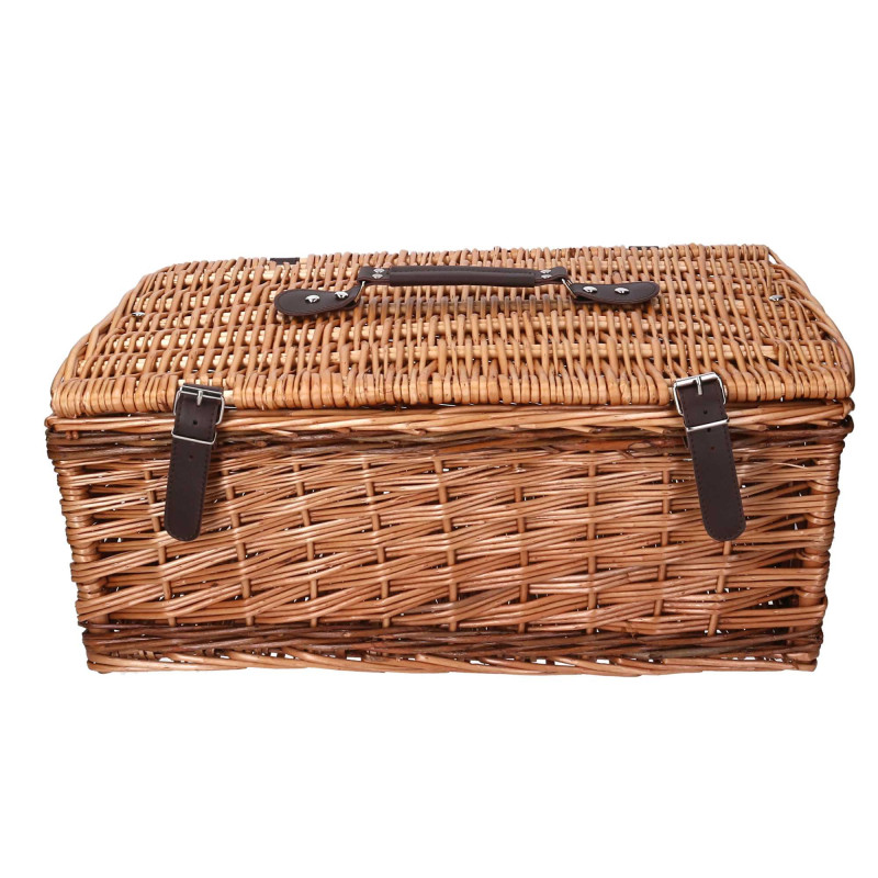 Valigia vimini naturale rettangolare 50×34×h20 cm — levantshop.live
