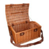Valigia vimini naturale picnic bombè con tracolla 46×36×h26 cm — levantshop.live