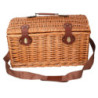 Valigia vimini naturale picnic bombè con tracolla 46×36×h26 cm — levantshop.live