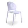 Sedia polipropilene Elora bianca 47x50,5xH82,5 cm moderna