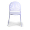 Sedia polipropilene Elora bianca 47x50,5xH82,5 cm moderna