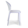 Sedia polipropilene Elora bianca 47x50,5xH82,5 cm moderna