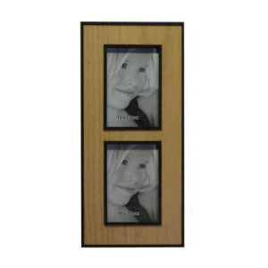 Portafoto muro legno Budapest multiplo 2 posti 40,5x18,5x1,5