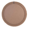 Specchio rattan intreccio naturale tondo Ø49x3 cm moderno