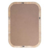 Specchio rattan fasciato naturale rettangolare 50x2x70 cm