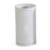 Portaombrelli metallo bianco tondo Ø24H45 moderno e resistente