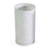 Portaombrelli metallo bianco tondo Ø24H45 moderno e resistente