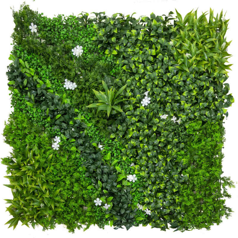 Pannello verde 100x100 cm decorazione naturale versatile